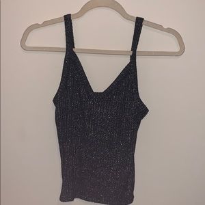 Black sparkly tank